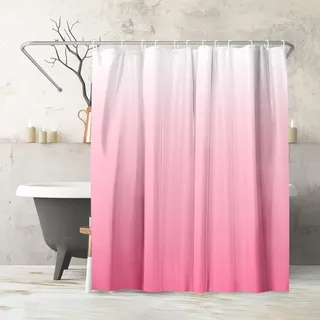 Americanflat Duschvorhang 180 x 200 cm rosa
