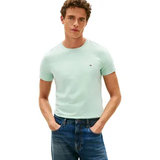 Tommy Hilfiger Stretch Slim Fit Kurzarm-t-shirt - Crushed Mint), L