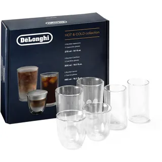 De'Longhi DLSC326 Kaffeetassen, Glas