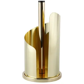 Echtwerk Küchenrollenhalter, Rollenhalter für Küchentücher, Papierrollenhalter aus Edelstahl, einfaches Abreißen, benutzerfreundlich, stehend, robust, Gold-Edition, 15,5 x 33 cm