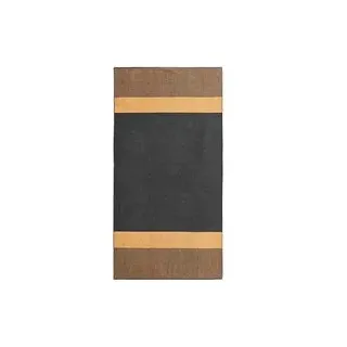 Dyckhoff Saunatuch XL Two-Tone Stripe gelb 100,0 x 200,0 cm