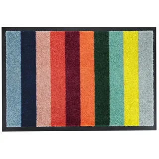 REMEMBER Fußmatte Lorenzo, 50 x 75 cm, farbenfrohe, rutschfeste & saugstarke Gummi Fußmatte