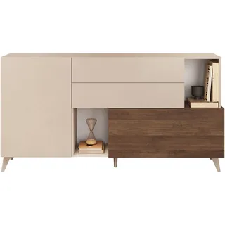 INOSIGN »Monaco in Breite 181 cm, Anrichte mit Tür, Klappe und 2 Schubkästen« Stauraumschrank – sanftes Schließen, edles Design, viel Platz