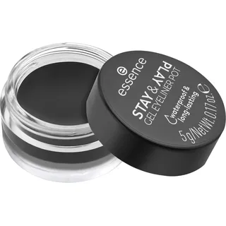 Essence STAY & PLAY EYELINER Farbton 01, Black
