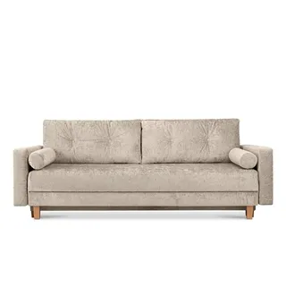 Konsimo Einzelsofa Eriso ¦ beige ¦ Maße (cm): B: 220 H: 80