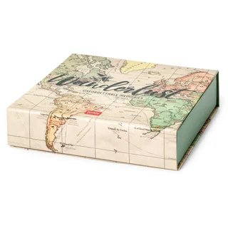 Legami - Erinnerungsbox, Every Moment Counts, 16,5 x 4,2 cm, stabile Aufbewahrungsbox aus Karton, enthält ein Akkordeon-gefaltetes Album, Magnetverschluss, für Fotos (9 x 11 cm) und kleine Gegenstände