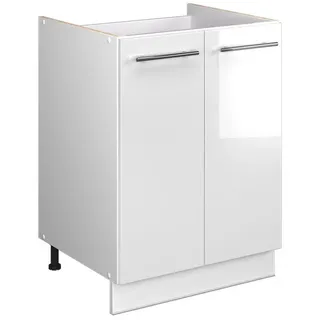 Vicco Spülenschrank Vicco Fame-Line 60 x 82 x 51,6 cm Weiß