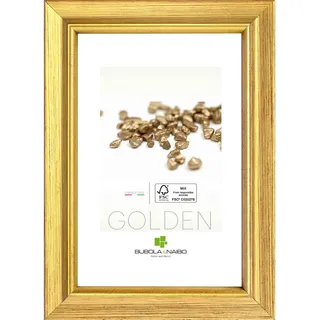 Rahmen , Goldfarben , Holz , 30x45 cm , Bilder & Rahmen, Bilderrahmen, Bilderrahmen & Fotorahmen