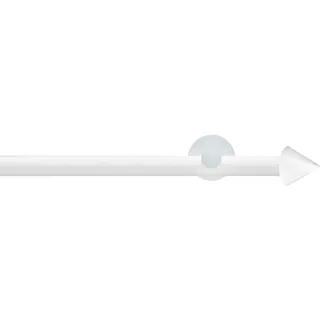 GARESA Innenlaufgarnitur mit Endknopf Spitze 1-läufig Ø 20 mm 350 cm Weiß