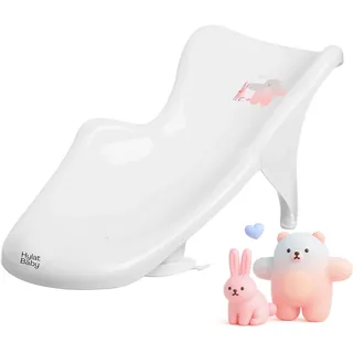 Hylat Baby Badewanneneinsatz Baby - wertvolle Badehilfe für Säuglinge und Babys von Geburt bis ca. 6 Monate, Farbe:lila, Motiv:Yeti, Marke:Hylat Baby