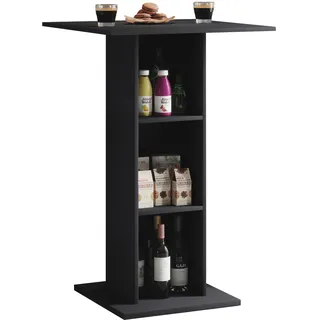 VCM Bartisch »Holz Bartisch Tresen Stehtisch Bistrotisch Standos«, schwarz