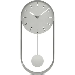 Mebus 12912 grau Quarz-Pendeluhr - Grau