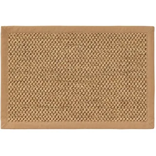 benuta Pure Fussmatte Greta Cream 60x90 cm , Creme , Textil , Beton Optik , Rechteckig , 60x90 cm , für Fußbodenheizung geeignet , Teppiche und Böden, Schmutzfangmatten, Fußmatten