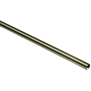 GARDINIA Gardinenstange Innenlaufgarnitur 1-läufig Ø 16 mm 240 cm Messing