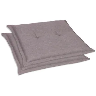 Xxxl Gartenhockerauflage , Taupe , Textil , 2-teilig , Uni , Füllung: Schaumstoff, Vlies , 50x7x50 cm , Oeko-Tex® Standard 100 , pflegeleicht, hochwertige Qualität, langlebig, für den Außenbereich geeignet , Heimtextilien, Wohntextilien, Sitzkissen