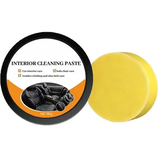 Auto Innenraum Reinigungscreme,Interior Cleaning Paste,Car Care Reparaturcreme,Multifunktionale Pflegepaste,Autopflege Innenraum, Auto Zubehör Innenraum,Reinigt und pflegt Lederoberflächen