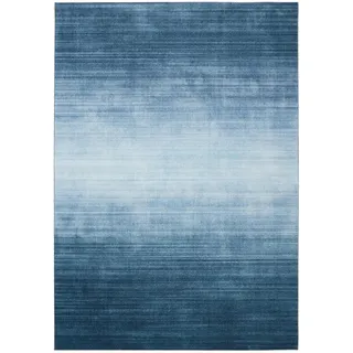 benuta Pop Teppich Laury Blau 200x300 cm , Textil , Beton Optik , Rechteckig , 200x300 cm , Oeko-Tex® Standard 100 , wasserabweisend , Teppiche und Böden, Teppiche