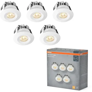 Osram Einbaustrahler 5er Set Weiß Aluminium Kunststoff