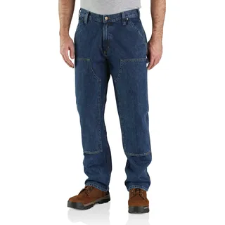 CARHARTT Double-Front Logger Jeans Blau (H45)