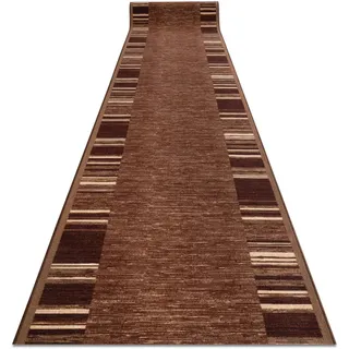RugsX Adagio Teppichläufer 80 x 320 cm Braun