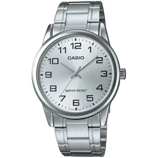 CASIO Herren-Armbanduhr Analog Quarz Edelstahl MTP-V001D-7