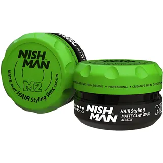 NishMan M2 Haarstyling-Wachs Matte Clay Wax 100 ml