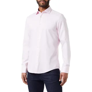 Seidensticker Herren Slim Fit Langarm Hemd, Rosa, 40