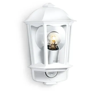 Steinel Außenwandleuchte weiß 180° Bewegungsmelder 12 m Reichweite