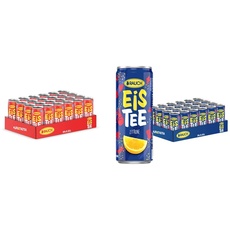 RAUCH Eistee, 24er Pack x 0330 l, Pfirsich, 24 stück &, Zitrone, 330 ml (24er Pack)