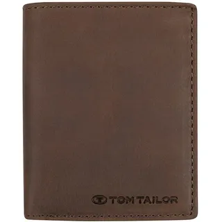 Tom Tailor Ron Herren Geldbörse Hochformat RFID Leder Mittelgroß Braun