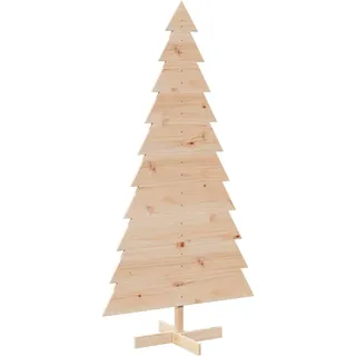 vidaXL Weihnachtsbaum Holz zum Schmücken 180 cm Massivholz Kiefer