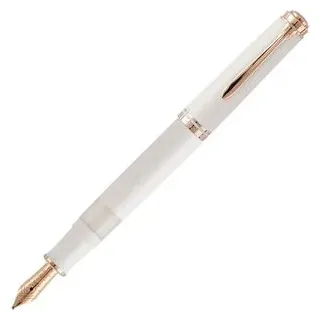 Pelikan Souverän M600 Kolbenfüller weiß/rose-gold F (fein)