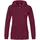Kapuzenjacke Organic Bio-Baumwolle weinrot Damen
