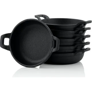 BBQ-Toro Pfannen-Set 6-tlg. 13 cm + 13 cm + 13 cm + 13 cm + 13 cm + 13 cm