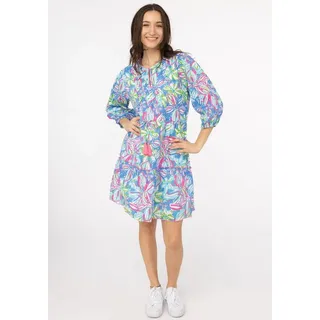 Zwillingsherz Sommerkleid Floral Mehrfarbig L