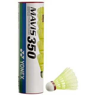 YONEX Badminton Federball Mavis 350 (Farbe/Größe: gelb/Fast-rot)