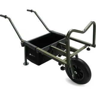 Eurocatch XXL Schubkarre 55x100cm + Voll-Pu-Rad - mit Tascheche - Transportkarre