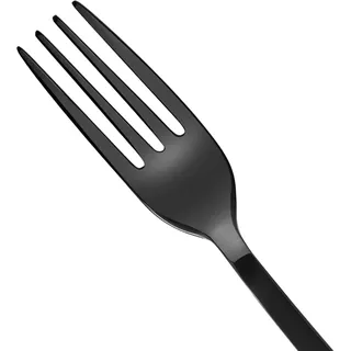 Gräwe Kuchengabeln 6 Stück, Edelstahl - Titan, Serie Lissabon