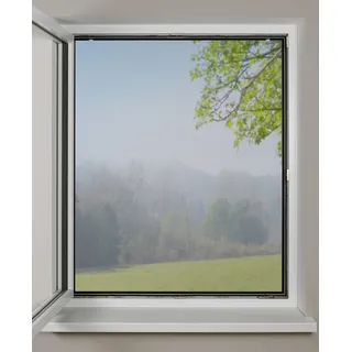 GARDINIA Insektenschutz für Fenster und Dachfenster 130 x 150 cm Schwarz