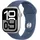 Watch Series 10 GPS + Cellular 42 mm Aluminiumgehäuse silber Sportarmband denim M/L