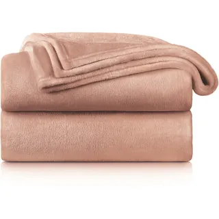 Blumtal Kuscheldecke 270 x 230 cm Rosa