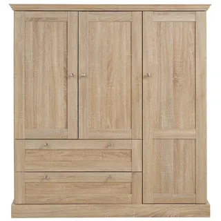 OTTO home Drehtürenschrank Binz 122 x 130 x 35 cm Braun