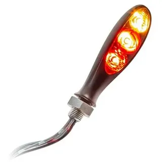KELLERMANN micro S DF Dark, 3in1 Rückleuchte/Blinker - Schwarz Stark-Getönt