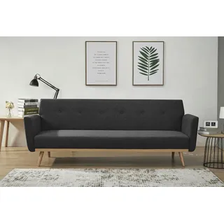 SalesFever Schlafsofa schwarz