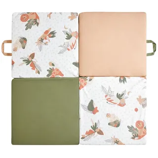 Tinéo – Amazonia Teppich – Aktivitätsmatte – Motorikmatte – Spielmatte – Multifunktion 3 in 1 – 120 x 120 cm (Amazonia)