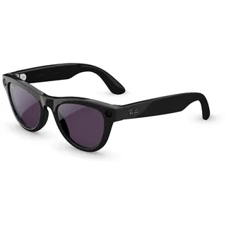 Ray-Ban Meta (Gen 2) Skyler KI-Brille für Herren, Damen — 12 MP Ultra-Weitwinkel-Kamera, 3K Ultra HD Video, Meta AI — 2X Akkulaufzeit — Glänzend Schwarz/von Transitions® Klar zu Amethyst Gläser