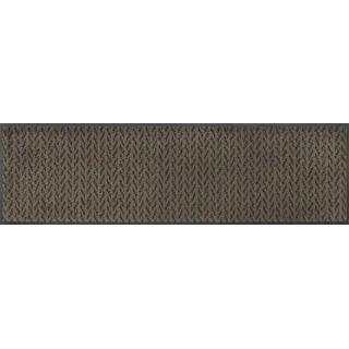 wash+Dry Fußmatte Duo Mocha 35x120cm, innen und außen, waschbar, Braun