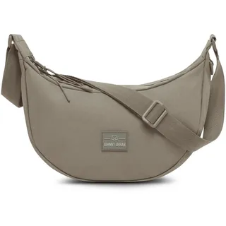 Johnny Urban Crossbody Bag Damen & Herren Grau - Ally Medium - Moon Bag Design - Umhängetasche im Halbmond Stil - Halbrunde Tasche mit verstellbarem Gurt - Wasserabweisend