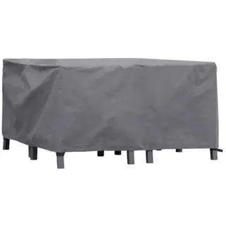 Perel Abdeckung für Gartenmöbel 140 x 140 x 70 cm Grau