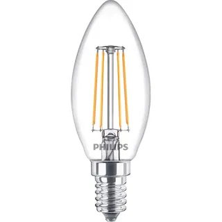 Philips LED Kerzenlampe 4,3W E14 470 lm warmweiß